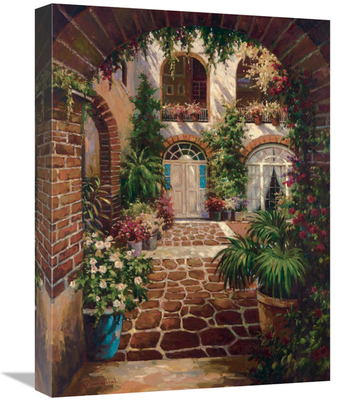Global Gallery GCS-123255-1620-142 16 x 20 in. Courtyard Vista Art Pri