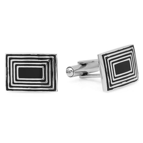 Mens Rectangle Cuff Links