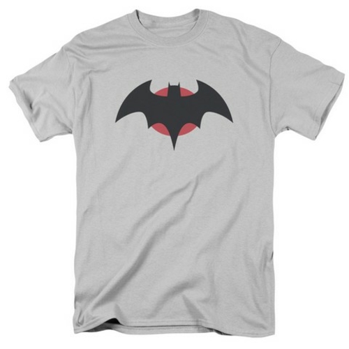 Trevco Jla-Thomas Wayne Short Sleeve Adult 18-1 Tee- Silver - 2X