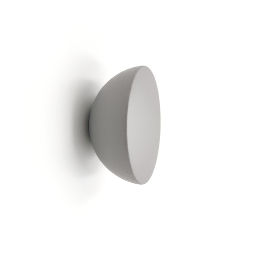 Cabinet knob ROUND FLAT | grey