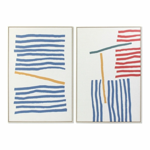 Painting DKD Home Decor Abstract 83 x 4,5 x 123 cm Scandinavian (2