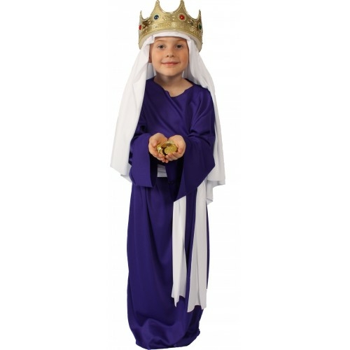 Alexander Costume 60-316-PUR Story Of Christ Gown Child - Purple, 