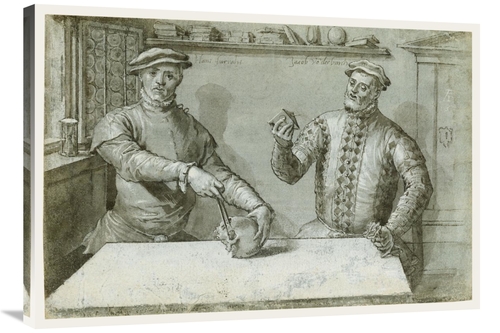 Global Gallery GCS-454969-36-142 36 in. A Double Portrait of Hans Furr