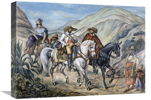 Global Gallery GCS-279966-22-142 22 in. Residents of Minas Gerais Art 