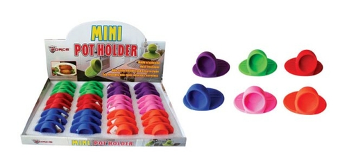 Diamond Visions 01-1324 3 in. Mini Silicone Pot Holder - pack of 36