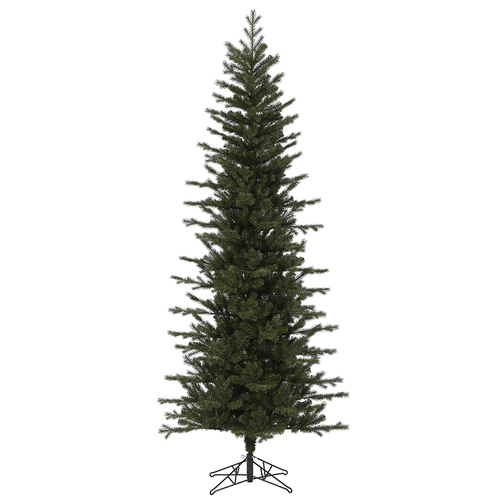 Vickerman G180175 7.5 ft. x 38 in. Unlit Hillside Pencil Spruce Artifi