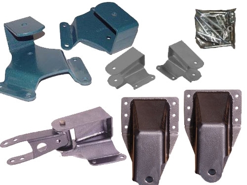 Airbagit HAN-FO97XXB Leaf Spring Hanger Welded Or Bolton - F250 & 350