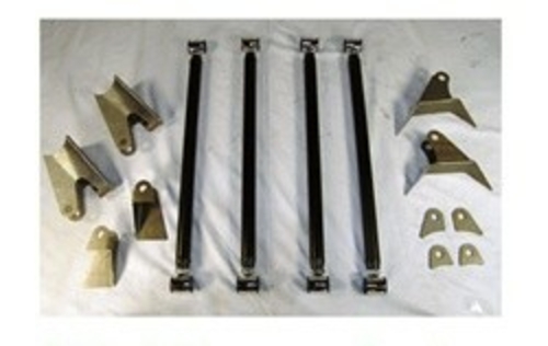 AirBagIt LINK-MINI-HD Mini Truck Heavy Duty Triangulated 4 Link Rear S