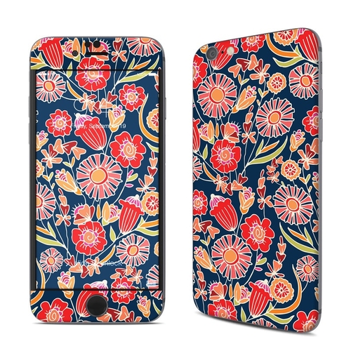 DecalGirl AIP6-WILDFLWR Apple iPhone 6 Skin - Wild Flower