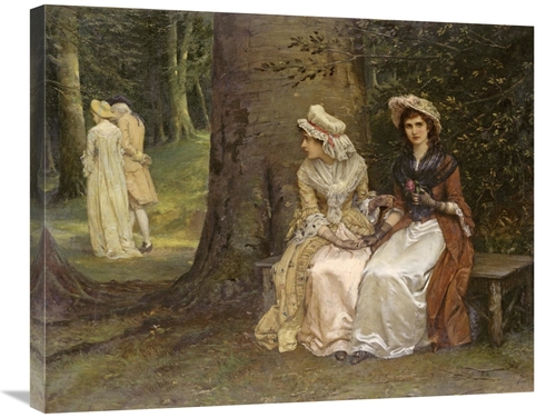 Global Gallery GCS-268350-30-142 30 in. Unrequited Love - a Scene from