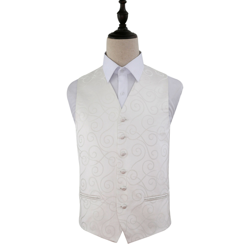 Scroll Waistcoat - Ivory, 42'