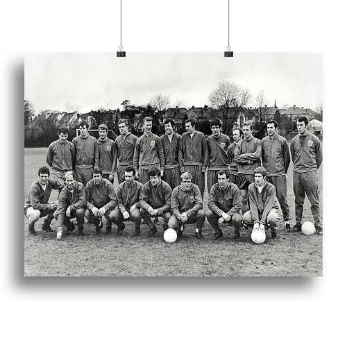 England Football Team 1969 Canvas Print or Poster