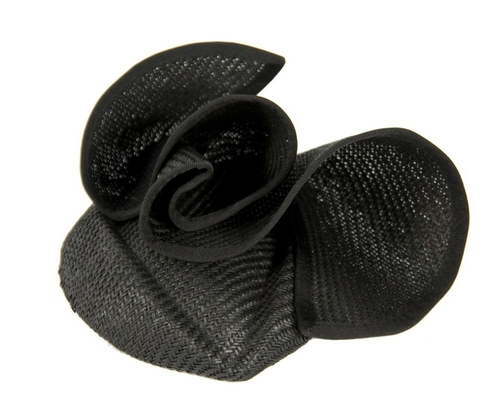 Elegant black pillbox fascinator