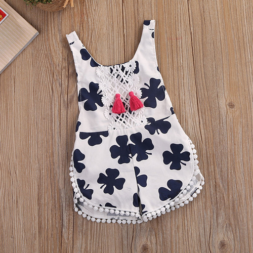 2017 Newborn Baby Girls Summer Clothes Clover