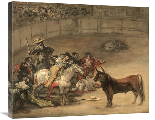 Global Gallery GCS-459652-30-142 30 in. Bullfight, Suerte De Varas