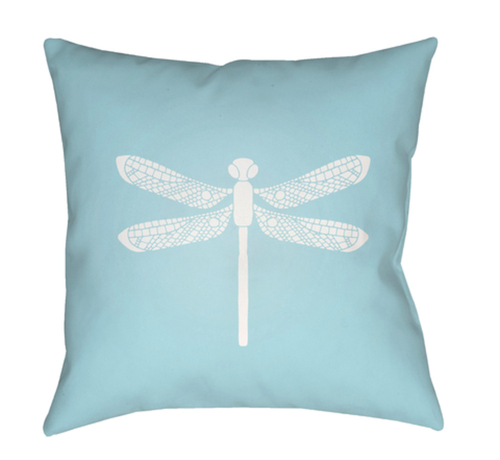 Surya LIL025-1818 Dragonfly 18 x 18 x 4 in. Throw Pillow - Medium