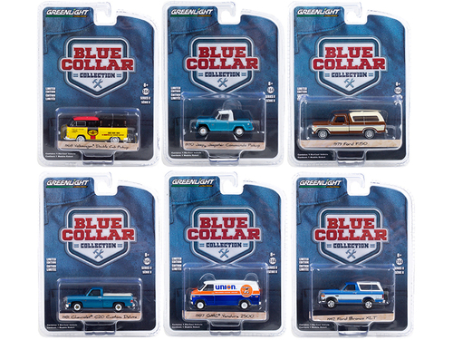 \Blue Collar Collection\" Set of 6 pieces Series 8 1/64 Diecast Model