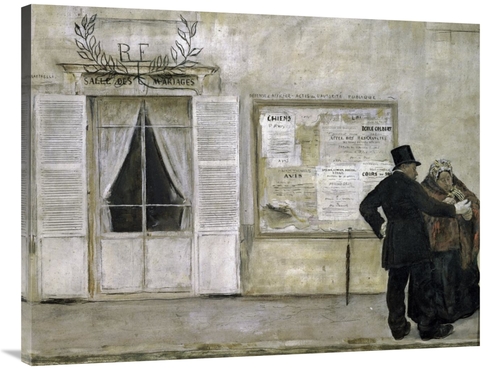 Global Gallery GCS-282701-40-142 40 in. Guests Awaiting a Wedding Art 