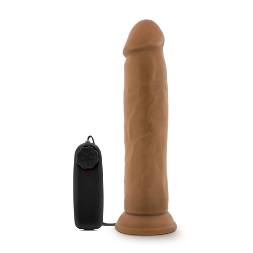 Dr. Skin - Dr. Throb - 9.5 Inch Vibrating  Realistic Cock With Suction