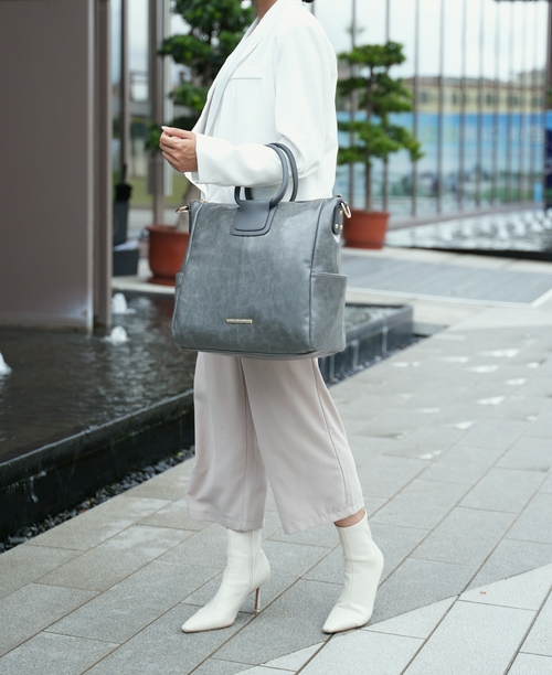 Zori Tote Handbag with Pouch and Wallet Vegan Leather Women