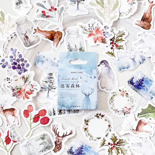 46PCS/PACK Cute Deer Forest Sticker