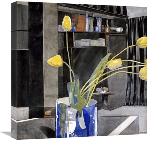 Global Gallery GCS-266809-22-142 22 in. Yellow Tulips Art Print - Char