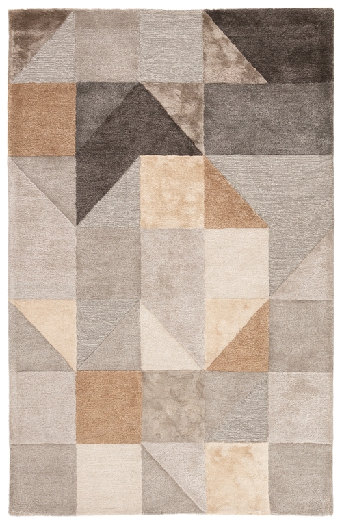 Jaipur Living RUG143915 Penta Handmade Geometric Area Rug, Gray & 