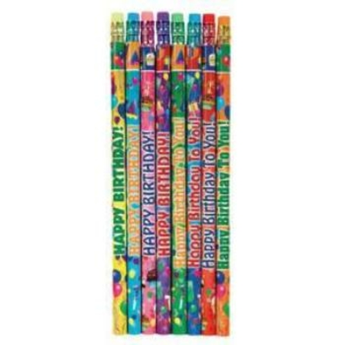 Happy Birthday #2 Pencils - 144 Count