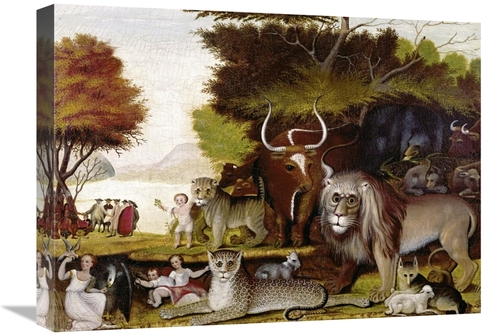 Global Gallery GCS-282201-22-142 22 in. The Peaceable Kingdom - I Art 