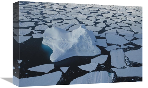 Global Gallery GCS-453428-1218-142 12 x 18 in. Iceberg Drifting Among 