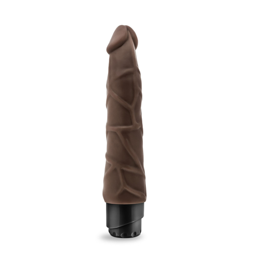 Dr. Skin - Cock Vibe 1 - 9 Inch Vibrating Cock -  Chocolate