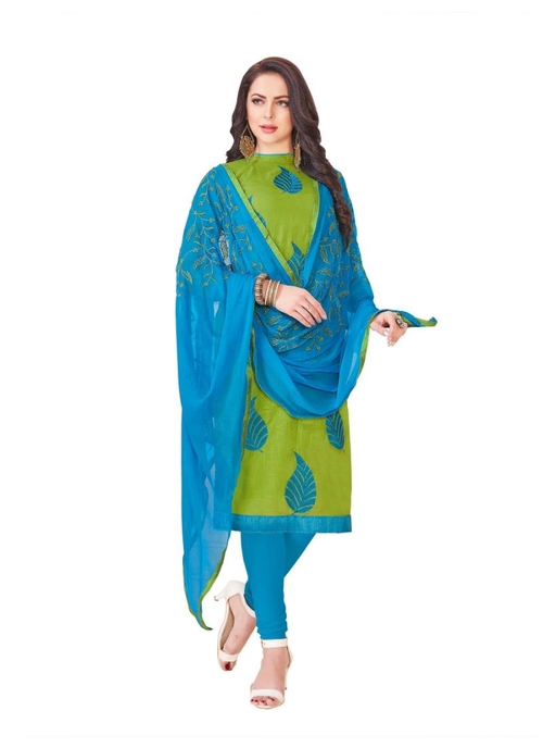 Generic Women's Slub Cotton Salwar Material