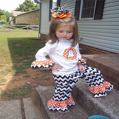 2019 New Baby Girls Halloween Outfit Cute Ghost