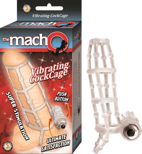 The Macho Vibrating Cockring - Clear