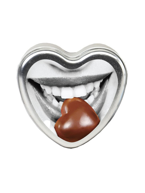 Edible Heart Cande - Chocolate - 4 Oz.