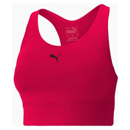 Sports Bra Puma Mid Impact Crimson Red