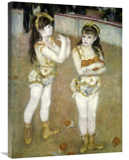 Global Gallery GCS-279687-36-142 36 in. Two Little Circus Girls Art Pr