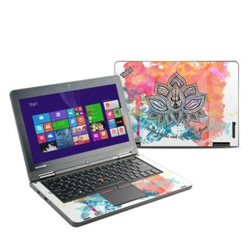 DecalGirl LY12-HAPPYLOTUS Lenovo Yoga Thinkpad 12 Skin - Happy Lotus