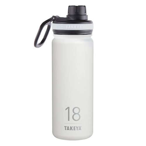 Takeya 6406862 18 oz ThermoFlask Snow Stainless Steel Double Wall Tumb