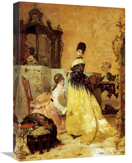 Global Gallery GCS-267348-22-142 22 in. The New Dress Art Print - Alfr