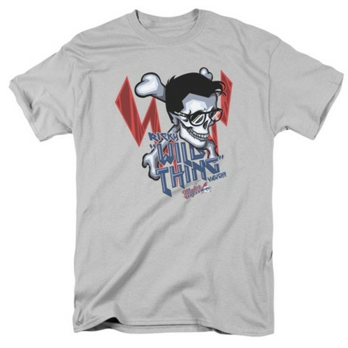 Trevco Major League-Wild Skull Short Sleeve Adult 18-1 Tee, Silver