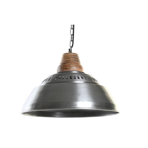 Ceiling Light DKD Home Decor Silver Brown Iron Mango wood 50 W (43 x