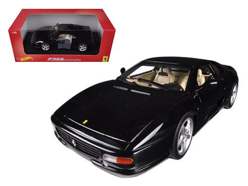 Ferrari F355 Berlinetta Coupe Black 1/18 Diecast Car Model by