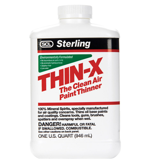 Thin-X 1036102 1 qt. Paint Thinner, Pack of 6