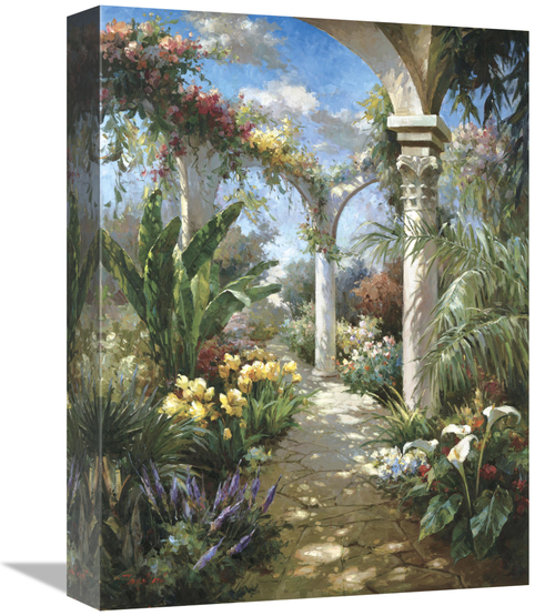 Global Gallery GCS-115992-1216-142 12 x 16 in. Quiet Arbor Art Print -