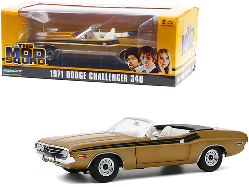 1971 Dodge Challenger 340 Convertible Gold with White Interior and