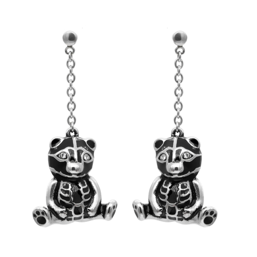 Teddy Bear Sitting Pretty Earrings