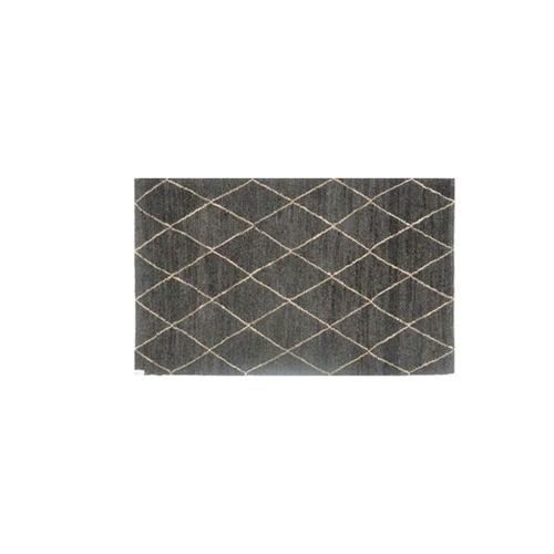 Java Natural Black Jute Rug