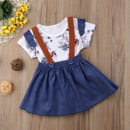 Infant Newborn Baby Girls Romper Playsuit Jumpsuit