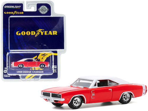 1969 Dodge Charger Red with White Top \Wide Boots GT\" \"The Low Wide